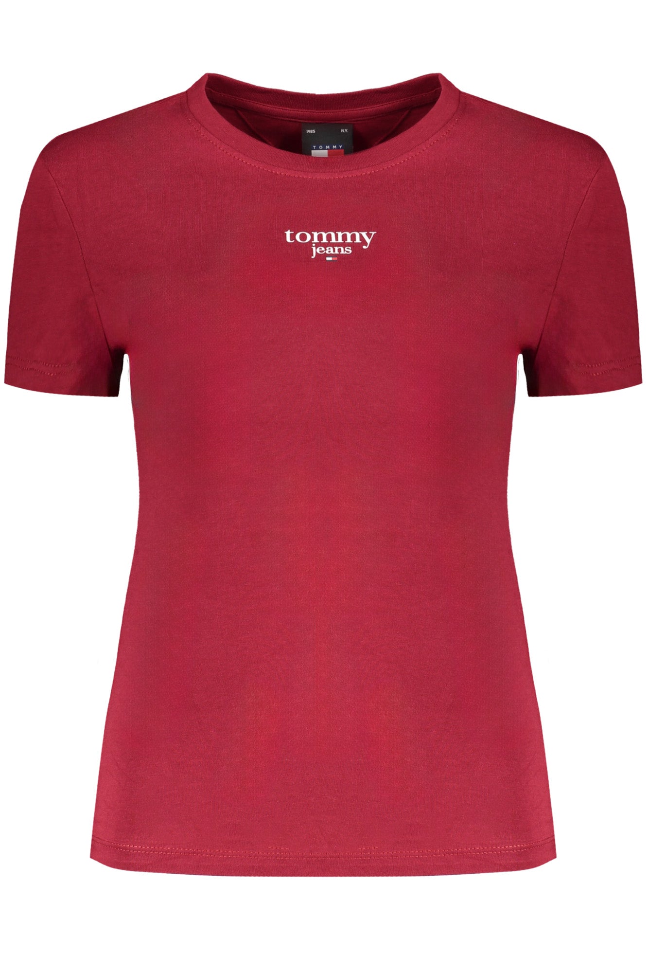 Tommy Hilfiger T-Shirt Maniche Corte Donna Rosso"" - mem39