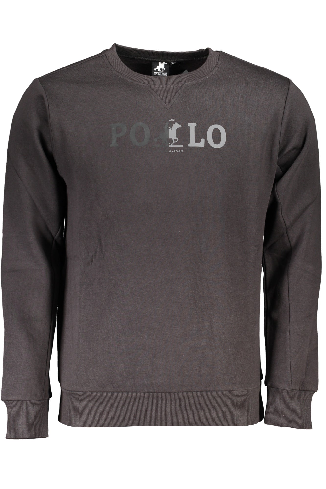 U.S. Grand Polo Felpa Senza Zip Uomo Grigio"" - mem39