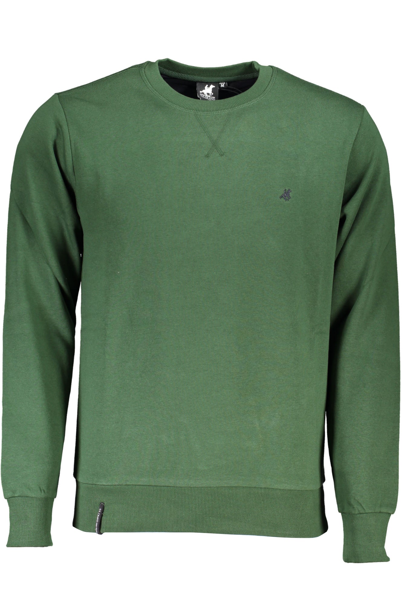 U.S. Grand Polo Felpa Senza Zip Uomo Verde"" - mem39