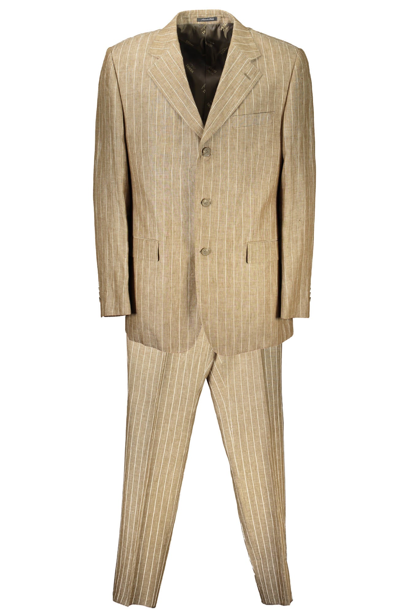 Verri Milano Abito Classico Uomo Beige"" - mem39