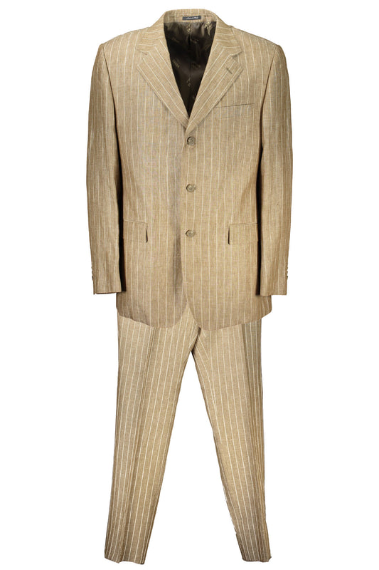 Verri Milano Abito Classico Uomo Beige"" - mem39